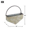 Premium Diamond Galvanized Wall Planter for Indoor and Outdoor Use