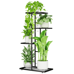 Metal Plant Stand Perfect For Displaying Plants On Patios, Gardens, Or Balconies