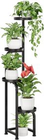 4-tier heavy-duty metal space-saving corner shelf for patio, garden, or balcony