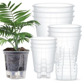Indoor and Outdoor Automatic Watering Plant Pots with Deep Water Reservoir