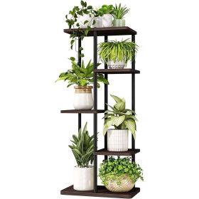5-Tier Metal Corner Plant Stand for Indoor, Patio, or Garden Plants