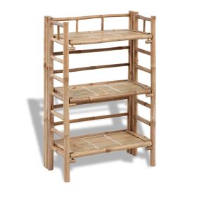 Plant Stand Natural Bamboo Bamboo Medium Durable Plant Stand