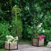 7.5 Feet Metal Garden Arch for Climbing Plants and Outdoor Garden Decor