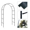 78"H x 45"W Metal Garden Arch Trellis; Wedding Arch, Adjustable Arbor Trellis for Garden Climbing Plants Support or Wedding Decor