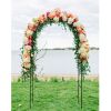 78"H x 45"W Metal Garden Arch Trellis; Wedding Arch, Adjustable Arbor Trellis for Garden Climbing Plants Support or Wedding Decor