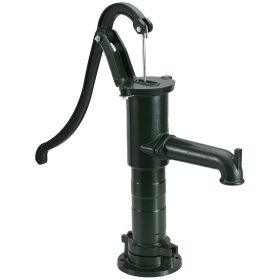 Antique Hand Water Pump 14.6 x 5.9 x 26 inch Pitcher Pump w/Handle Cast Iron Well Pump w/ Pre-set 0.5" Holes for Easy Installation