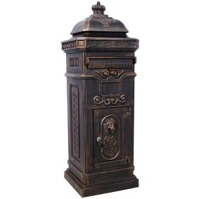 Residential Mailboxes, Large-Capacity & Rainproof ,Bronze