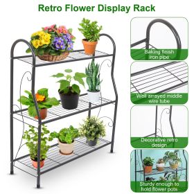 3-Tier Plant Stand Shelf Flower Pot Holder & Storage Rack, 88 lbs