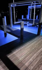 Blue Mega-Watt Iris Underwater LED Lighting System.........................(Different Cord Lengths Available) (Cord Length: 40 ft.)