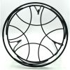 13" Round Metal Plant Stand, Matte Black