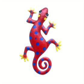 Metal Gecko Wall Art Decor, Garden, Lawn Decor, Home Decor, Room Decor, Front Door, Yard Decor, Patio Yard Pathway Decor, Backyard Decor (Style: Model C)