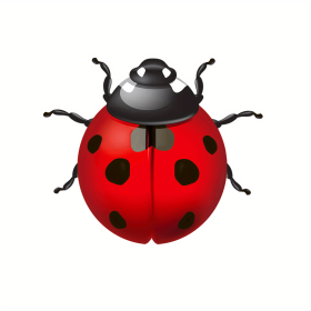 Metal Ladybugs Wall Decor, Metal Ladybugs Hanging Decor, Home Decor, Garden Decor, Wall Decor, Bedroom Decor, Wedding Decor, Party Décor (Color: Red)