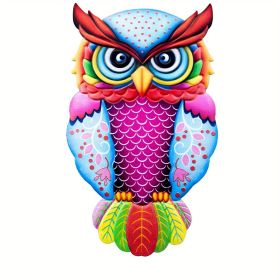 Metal Owl Wall Decor, Outside Garden Decoration, Yard Art Outdoor Patio Fence Lawn Ornament, Home, Room, Party Supplies, Birthday Gift (Style: Model A)