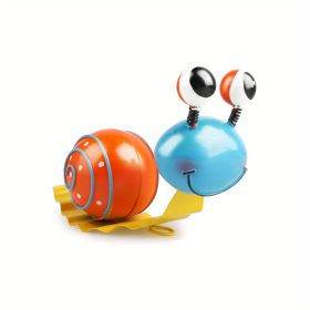 Metal Creative Snail, Snail Metal Sculpture, Garden Snail, Wall Hanging, Garden Lawn, Indoor, Outdoor Colorful, Yard Décor, Cute Insect Sculpture (Style: Model A)