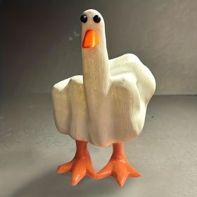 Interesting Funny Duckling Statue Decorations, Cute Duck Resin Garden Statues, Duckling Resin Decorative Sculptures, Home Tabletop, Living Room (Size: 1)