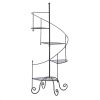 Modern Spiral Plant Stand Showcase - Stylish Indoor Plant Display Stand