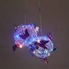 1pc Butterflies On Hanging Ball Solar Lamp